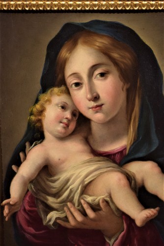 Vierge et Enfant - École italienne du XVIIe siècle - Romano Ischia